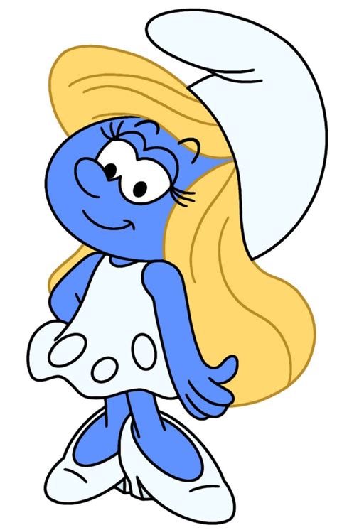 Smurfette Smurfs Smurfs Drawing Classic Cartoon Characters
