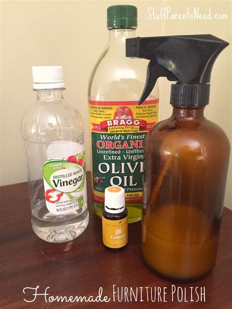 8 drops young living lemon essential oil (comes in the premium starter kit !) glass spray bottle*. Homemade Furniture Polish | Diy furniture cleaner, Wood ...