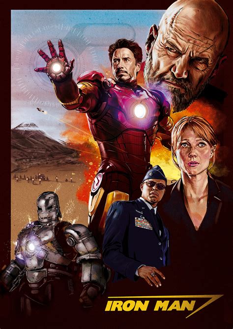 Iron Man Alternative Movie Film Poster On Behance