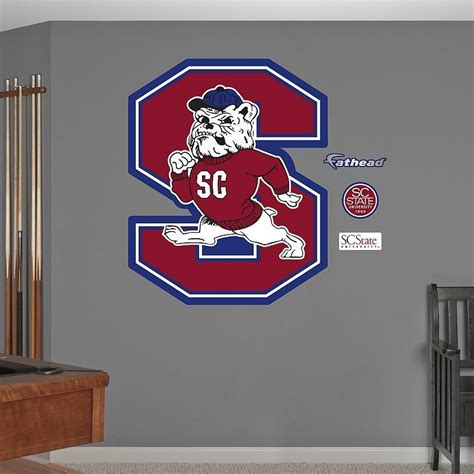 Fathead South Carolina State Bulldogs Wall Decals Wall Decal Sticker