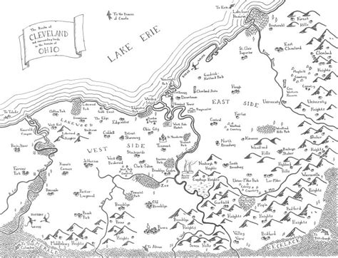 These Maps Of Us Cities Done In The Style Of Jrr Tolkien Are A