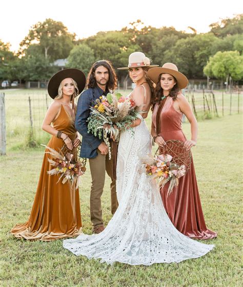 Texas Desert Wedding Inspiration With Western Boho Style