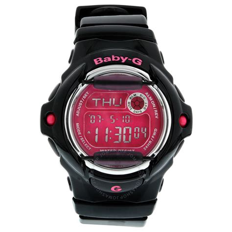 Water resisitance in a design that stand up to dropping and other rough treatment. Casio G-Shock Black and Pink Watch BG169R-1BDR - Leon ...