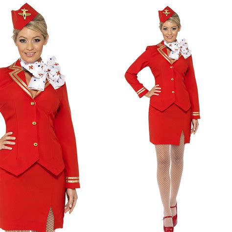 Air Flight Attendant Uniforms Airline Stewardess Outfit Skirt Suits Oem