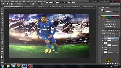 How To Make A Football Wallpaper With Photoshop Cs6 Youtube
