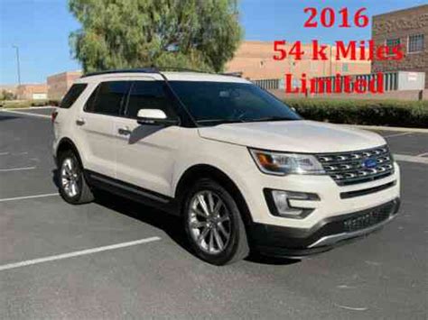 Ford Explorer Fwd Limited 7 Passenger 3rd Row Seating Used Classic Cars