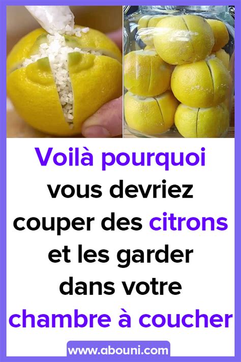 Voilà pourquoi vous devriez couper des citrons et les garder dans votre