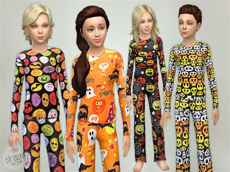 Halloween Pajama Set By Lillka At Tsr Sims 4 Updates