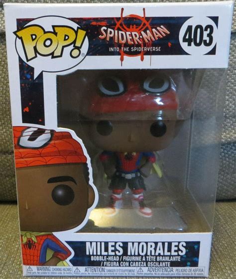 Miles Morales Spider Man Into The Spider Verse Funko Pop New In