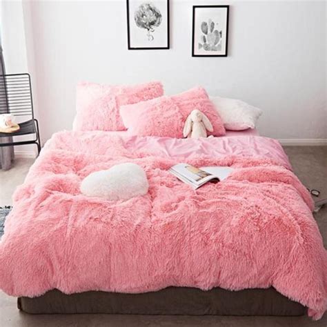 Pure Color Mink Velvet Bedding Sets Wool Fleece