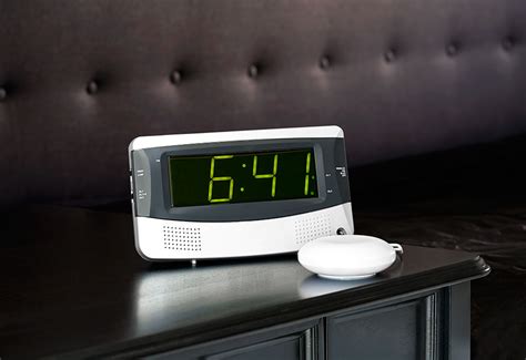 alarm clock for heavy sleepers sharper image