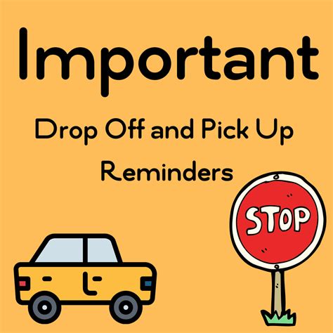 Reminders About Drop Off And Pick Up Escuela Del Sol Montessori