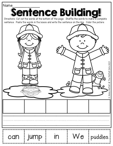 Most first graders cannot simply sit up straight and here are some listening activities that you can use in your first grade classroom prepare a short conversation or a short story composed of 4 to 5 words in each sentence. Spring Math and Literacy Packet (Kindergarten) | Skola ...