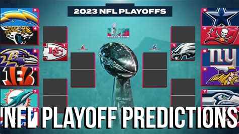 2023 Nfl Playoff Predictions The Road To Super Bowl 57 Youtube