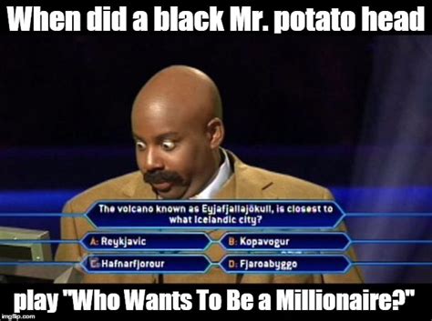 Black Mr Potato Head Imgflip