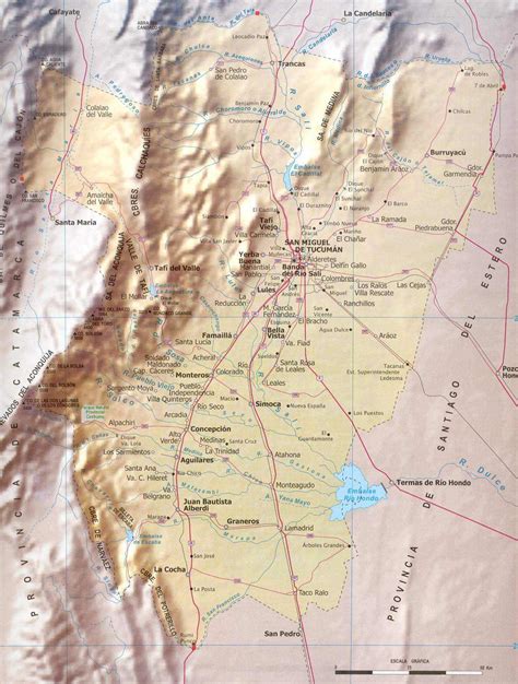 Mapa Provincia Tucumán Argentina mapa owje com