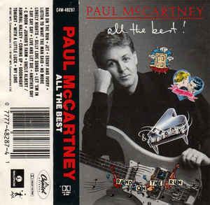 Only elton john can boast anymore in a row. Paul McCartney - All The Best (1987, XDR, Cassette) | Discogs