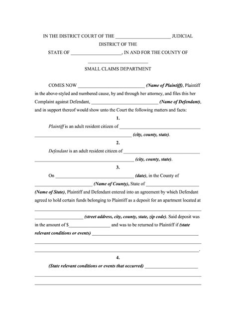 Claims Court Fill Online Printable Fillable Blank Pdffiller