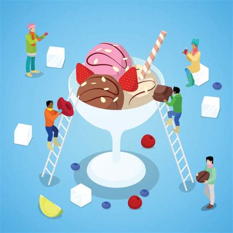 70 Making Homemade Ice Cream Stock Illustrations Royalty Free Vector