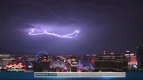 Storms Puts On A Lightning Show In Las Vegas Youtube