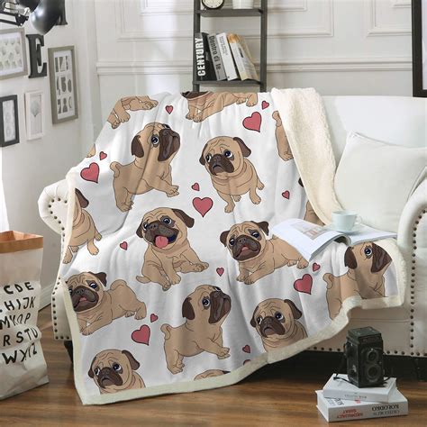 Pug In Blanket Pillow Cover - Top Pet Gifts