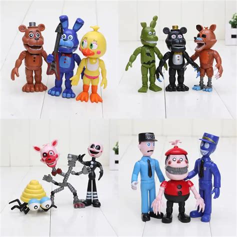 12pcsset Fnaf Five Nights At Freddys Pvc Action Figures Foxy Freddy