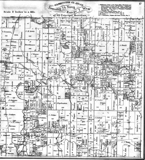 Washington County Township Maps