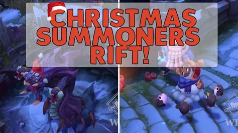 Lol Winter Summoners Rift Map Christmas Preview League