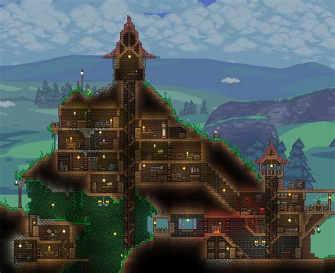 How to build an epic castle even before hardmode. My pre-hardmode base, ideas to improve are welcome ...