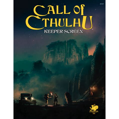 Call Of Cthulhu 7th Edition Keeper Screen Boardgamesca