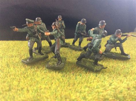 Airfix 172 German Infantry Painted For Display Or Wargames Airfix