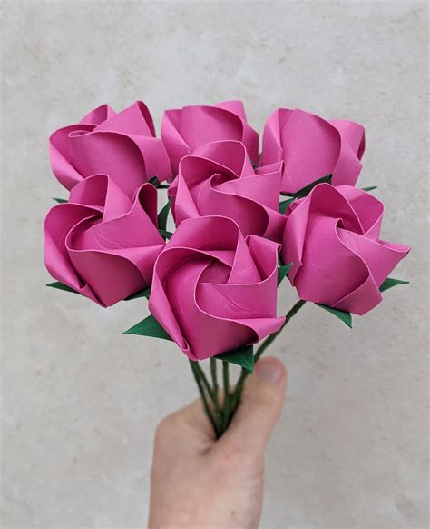 Heres A Gorgeous T For Your Valentine A Bouquet Of Ivory Origami