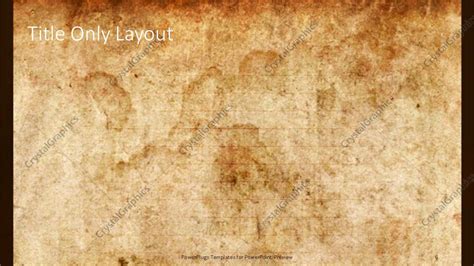 Powerpoint Template Vintage Background Of Old Paper With Signs Of