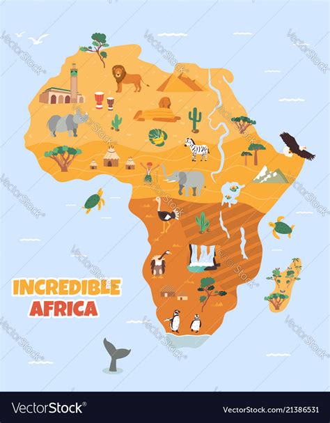 Landmarks In Africa Map