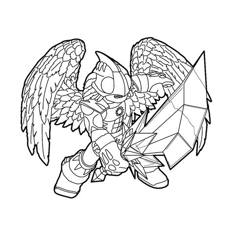 Skylanders Trap Team kleurplaten Kleurplatenpagina.nl boordevol