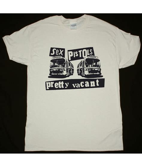 Sex Pistols Pretty Vacant New Natural T Shirt Best Rock T Shirts
