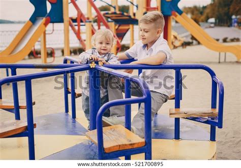 Two Boys Playing Games Good Time Stock Photo 521700895 Shutterstock