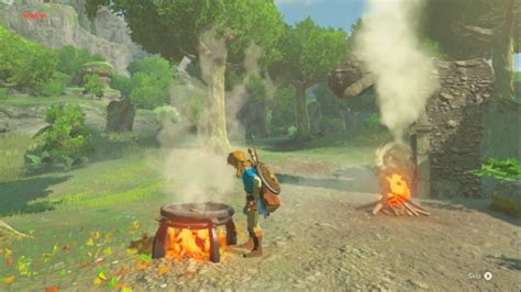 This campfire is perfect for your larger groups of camping as it evenly spreads the heat across the circle around it. Zelda Breath of the Wild: How To Start A Fire
