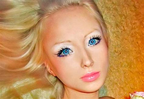 The Real Life Russian Barbie Doll Valeria Lukyanova Australian Womens Weekly