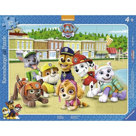 Ravensburger Puzzle Rahmen Puzzle 37 Teile 325x245 Cm Paw Patrol