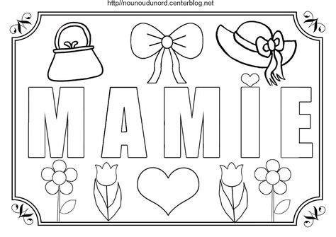 Liste de mes coloriages pour la fête des mamies  Fete des mamies