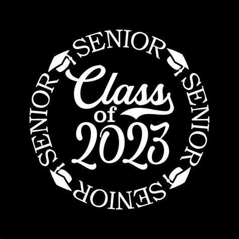 Senior 2023 Svg Class Of 2023 Svg Graduation 2023 White Etsy Canada