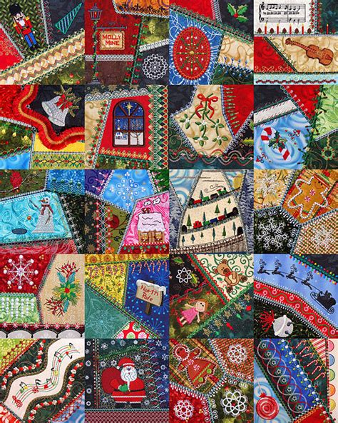 Christmas Crazy Quilt Series 2 Molly Mine