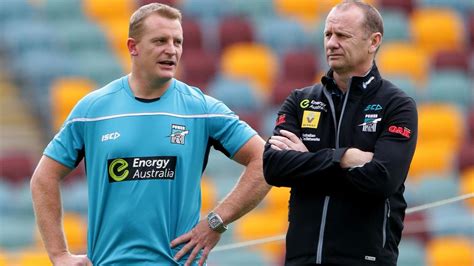 michael voss makes his return to the gabba but in the colours of port adelaide the courier mail