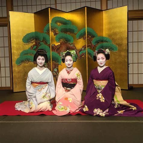 geiko and maiko — june 2017 sisters geiko fukuchō maiko fukutama