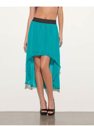 Share this video (click to copy to clipboard). Heidi Hi-Low Hem Skirt | GbyGuess.com