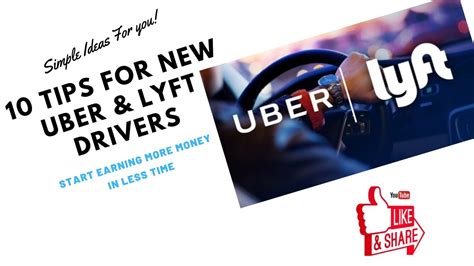 10 Tips For New Uber And Lyft Drivers 2019 Uber Driver Tips And Tricks