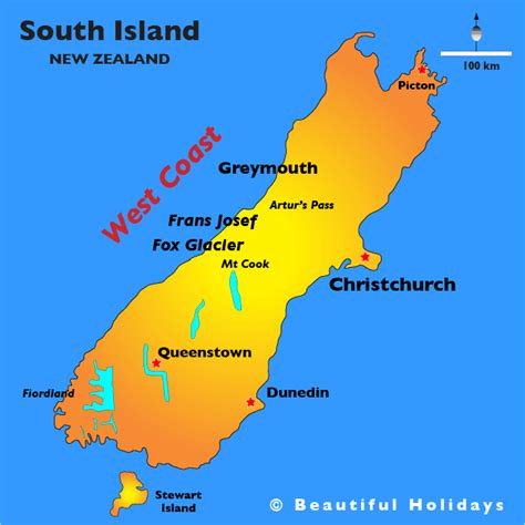 West Coast Holiday Guide Beautiful New Zealand Holidays