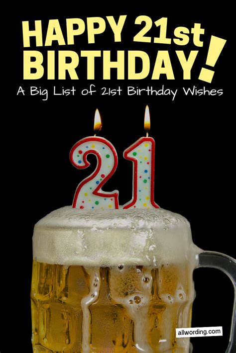 Funny 21st Birthday Wishes Wedding Card Wishes