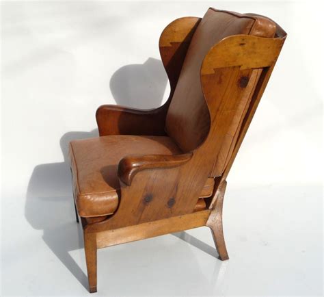 Wing Back Armchair By Actor George Montgomery At 1stdibs